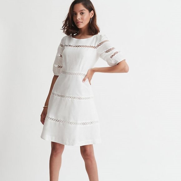 oasis circle trim dress